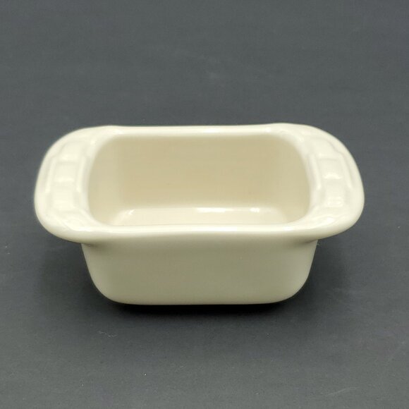 Longaberger Ivory Sugar Packet Holder Caddy Heritage Green Votive Candle Holder - Picture 5 of 6